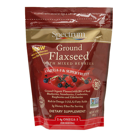 Spectrum Essentials Flaxseed Dietary Supplement Ground - 12 oz.