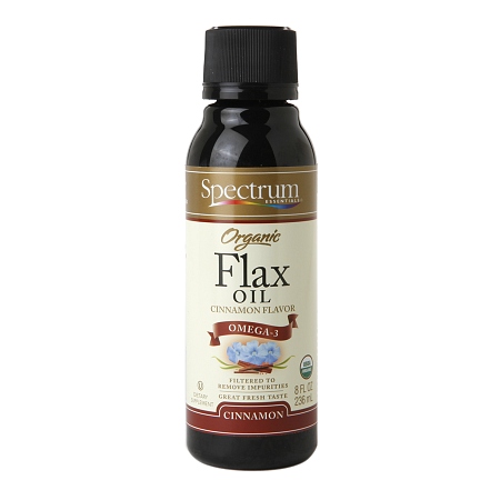 Spectrum Essentials Organic Flax Oil Omega-3 Cinnamon - 8 oz.