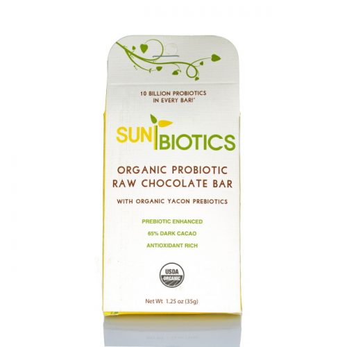 Sunbiotics Probiotic Chocolate Bar, 1.25 oz
