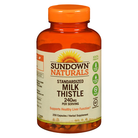 Sundown Naturals Milk Thistle Xtra, 240mg, Capsules - 250 ea