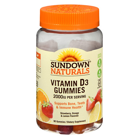 Sundown Naturals Vitamin D3 2000IU Gummies - 90 ea