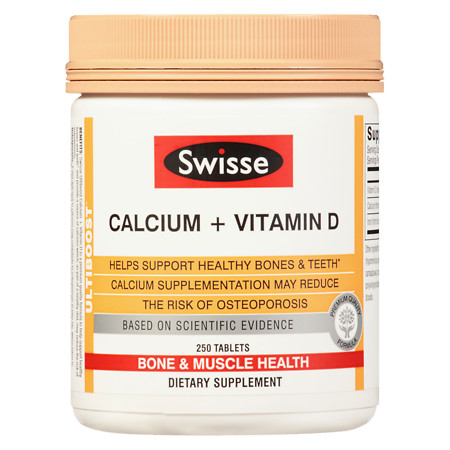 Swisse Ultiboost Calcium + Vitamin D - 250 ea
