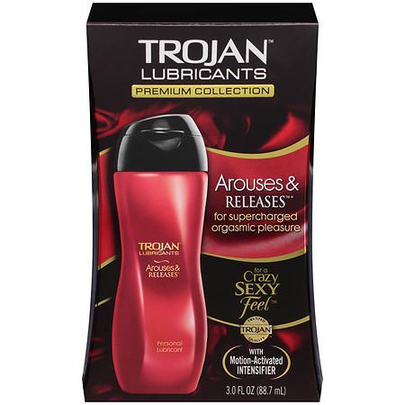 Trojan Arouses & Releases Personal Lubricant - 3 oz.