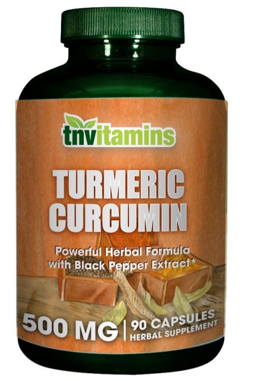 Turmeric Curcumin 500 Mg 90 Capsules W/ Black Pepper Ext