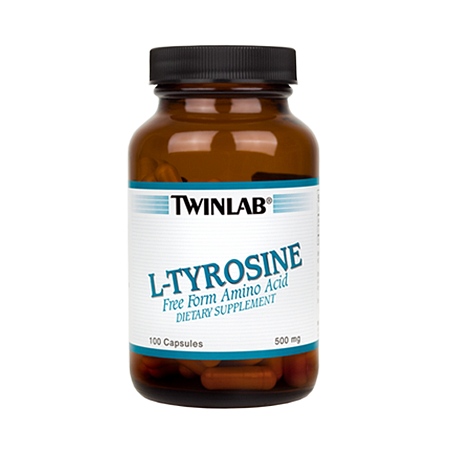 Twinlab L-Tyrosine 500 mg Dietary Supplement Capsules - 100 ea