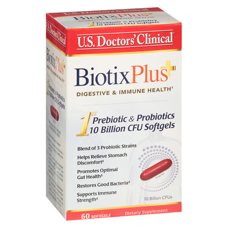 U.S. Doctors' Clinical Biotix Plus Softgels - 60 ea
