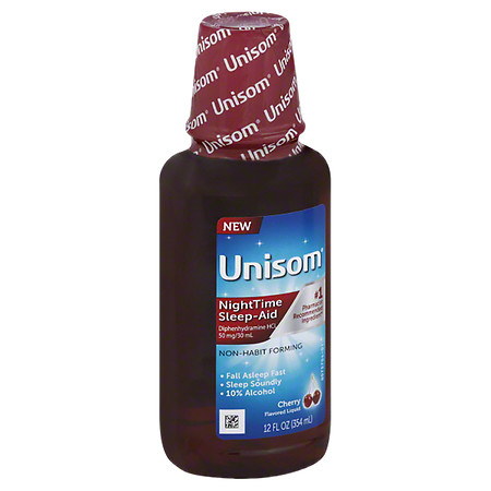 Unisom Nighttime Sleep Aid Liquid Cherry - 12 fl oz