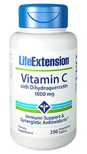 Vitamin C with Dihydroquercetin, 1000 mg, 250 vegetarian tablets