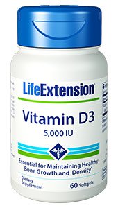 Vitamin D3, 5,000 IU, 60 softgels