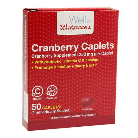 Walgreens Cranberry Urinary Tract Health Caps - 50 ea