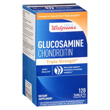 Walgreens Glucosamine Chondroitin Triple Strength - 120 ea