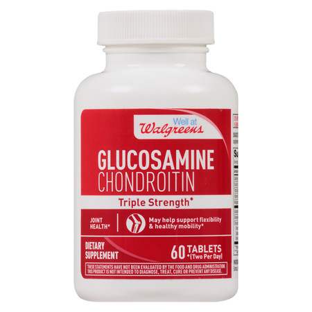 Walgreens Glucosamine Chondroitin Triple Strength - 60 ea