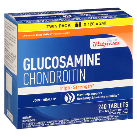 Walgreens Glucosamine Chondroitin With MSM Supplement - 120 ea