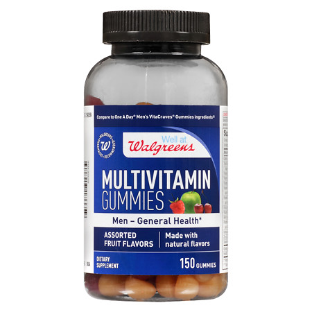 Walgreens Men's Multivitamin Gummies Fruit - 150 ea