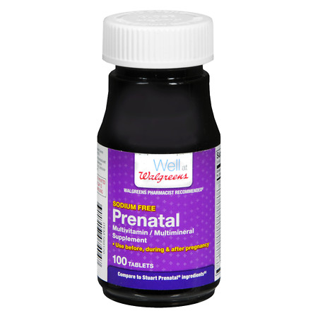 Walgreens Prenatal Multivitamin Folic Acid, Tablets - 100 EA