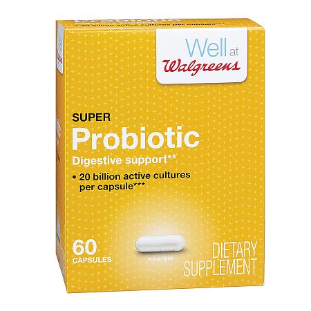 Walgreens Super Probiotic Digestive Support Capsules - 60 ea