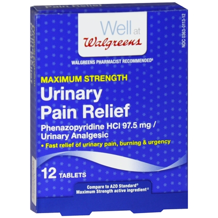 Walgreens Urinary Pain Relief Tablets - 12 ea.