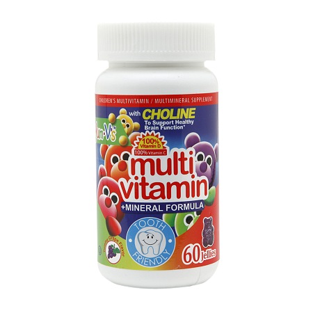 Yum-V's Multivitamin + Mineral Formula Jellies Yummy Grape - 60 ea