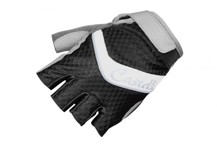 Castelli Elite Gel Glove - Women's - black/white/silver, small
