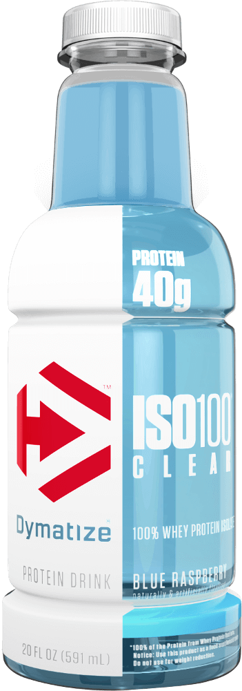 Dymatize ISO100 Clear - 1 Bottle Blue Raspberry