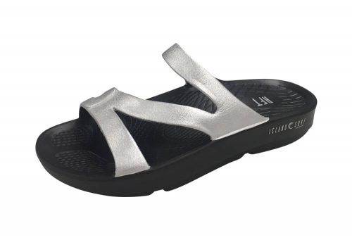 Island Surf Company Coral Sandals - Women's - black/silver, 10