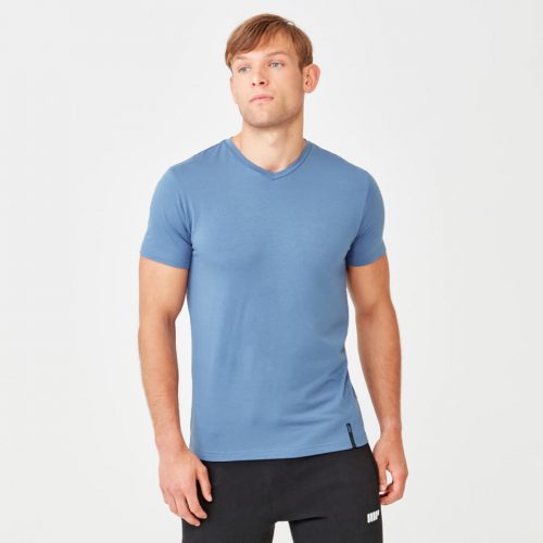 Myprotein Luxe Classic V-Neck - Blue - L