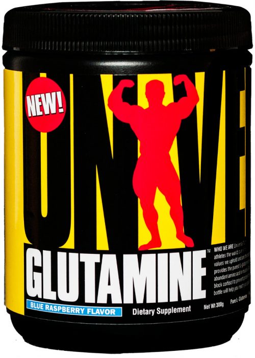Universal Nutrition Glutamine Powder - 300g Blue Raspberry