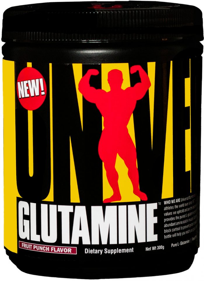Universal Nutrition Glutamine Powder - 300g Fruit Punch