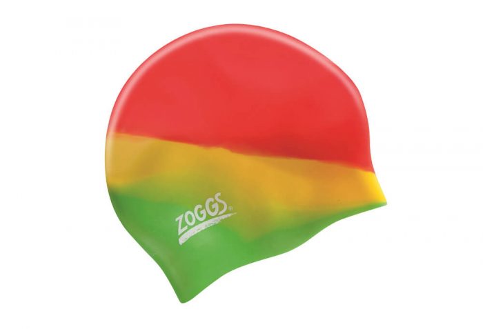 Zoggs Easy Fit Silicone Cap - rainbow, one size