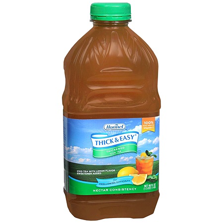 Hormel Thick & Easy Thickened Ice Tea Drink Nectar Consistency - 48 oz.