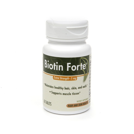 PhytoPharmica Biotin Forte 5 mg Tablets - 60 ea