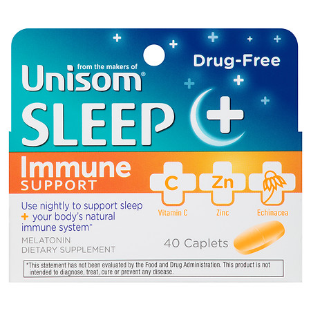 Unisom Sleep + Immune Support Caplets - 40 ea