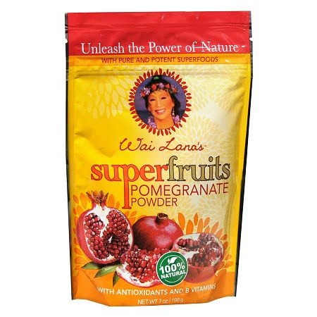 Wai Lana Super Fruits Powder Dietary Supplement Pomegranate - 7 oz.