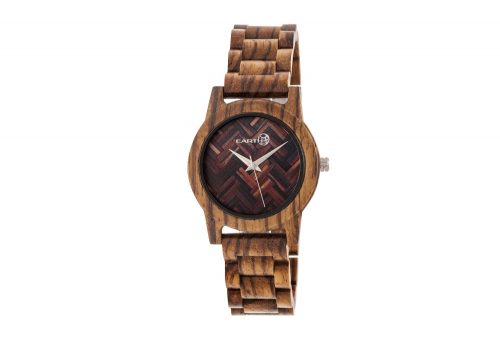Earth Wood Crown Watch - olive wood, one size