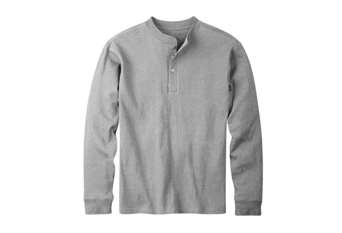 Mountain Khakis Trapper Henley Shirt - Men's - heather grey, large