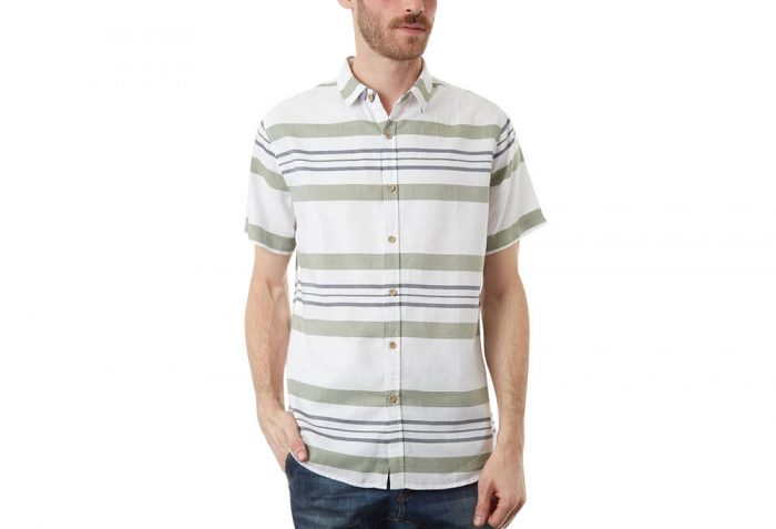 PX Canaan Short Sleeve Shirt - Men's - white, medium