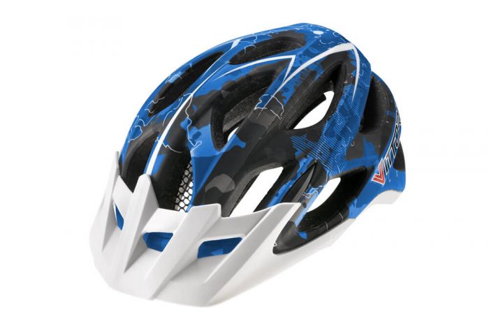Vittoria DRT Helmet - blue/black camo, s/m