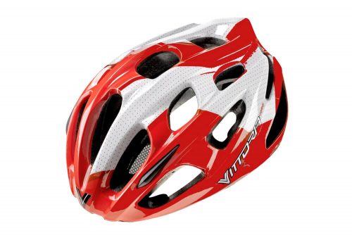 Vittoria V910 Helmet - red/white, l