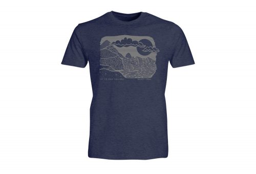 Wilder & Sons Let The Good Tides Roll Tee - Men's - navy heather, large