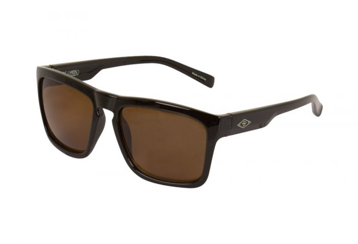 Wilder & Sons Steel Polarized Sunglasses - shiny black/dark brown polarized, one size